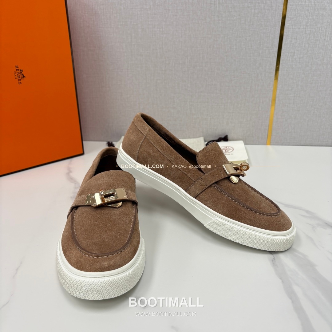 에르메스 조브 켈리 송아지가죽 로퍼 Hermes Job Kelly Calfskin Black Loafers 7