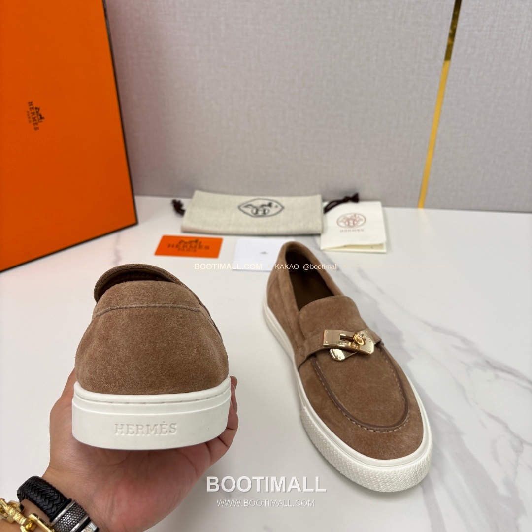 에르메스 조브 켈리 송아지가죽 로퍼 Hermes Job Kelly Calfskin Black Loafers 8