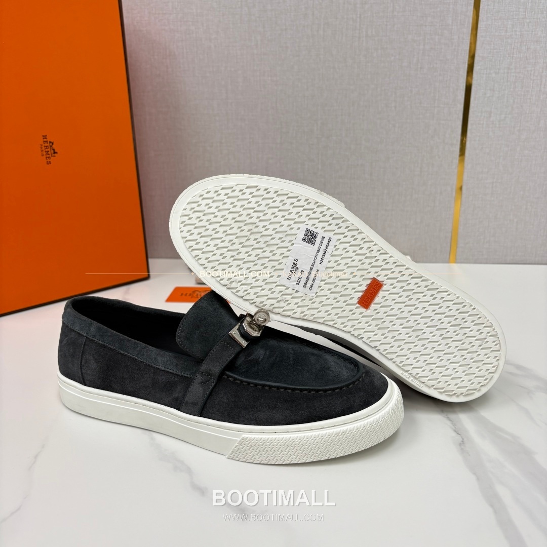 에르메스 조브 켈리 송아지가죽 로퍼 Hermes Job Kelly Calfskin Black Loafers 9
