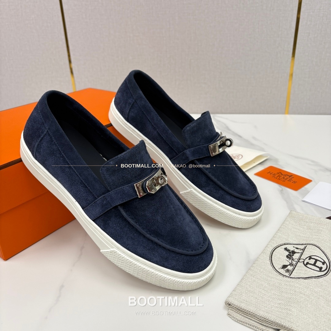 에르메스 조브 켈리 송아지가죽 로퍼 Hermes Job Kelly Calfskin Black Loafers 2
