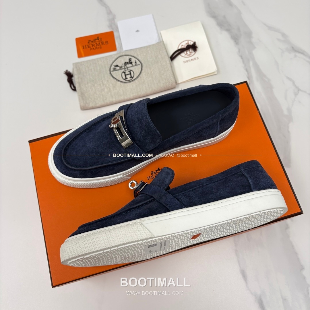 에르메스 조브 켈리 송아지가죽 로퍼 Hermes Job Kelly Calfskin Black Loafers 3