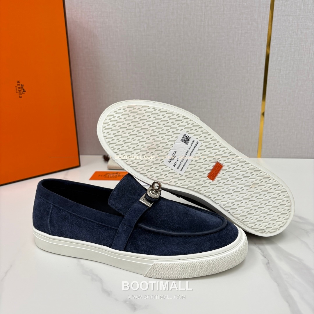 에르메스 조브 켈리 송아지가죽 로퍼 Hermes Job Kelly Calfskin Black Loafers 9