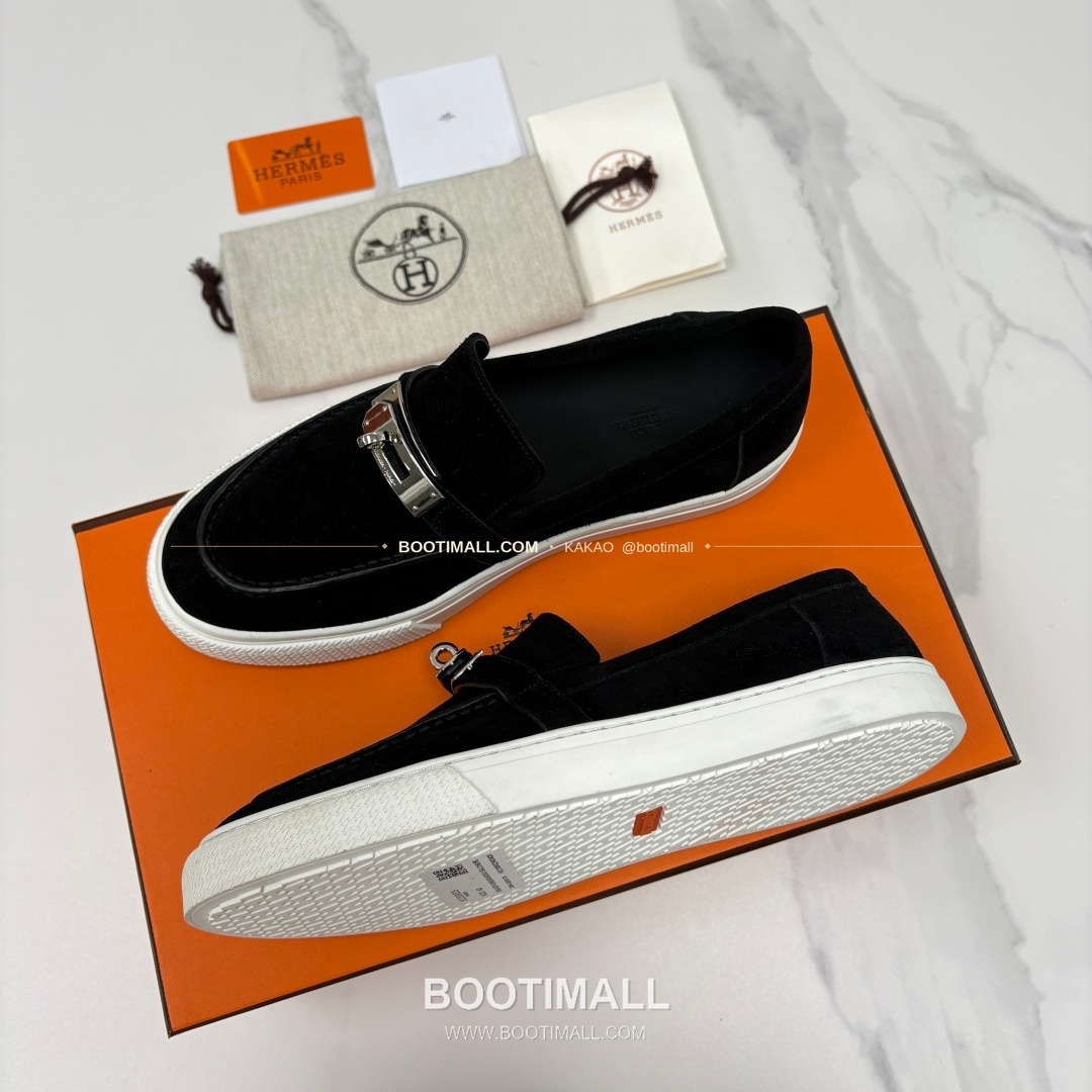 에르메스 조브 켈리 송아지가죽 로퍼 Hermes Job Kelly Calfskin Black Loafers 3