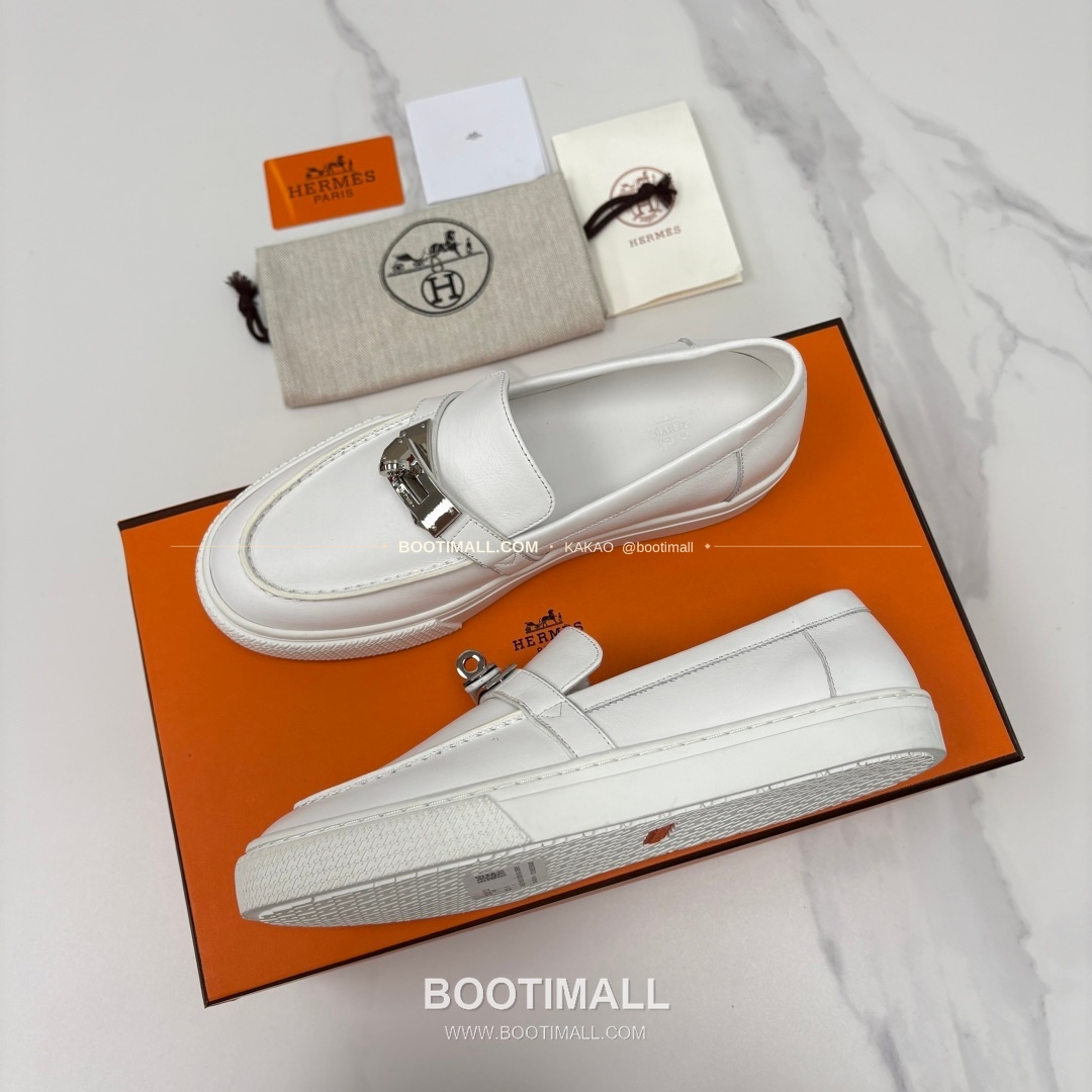 에르메스 조브 켈리 송아지가죽 로퍼 Hermes Job Kelly Calfskin Black Loafers 3