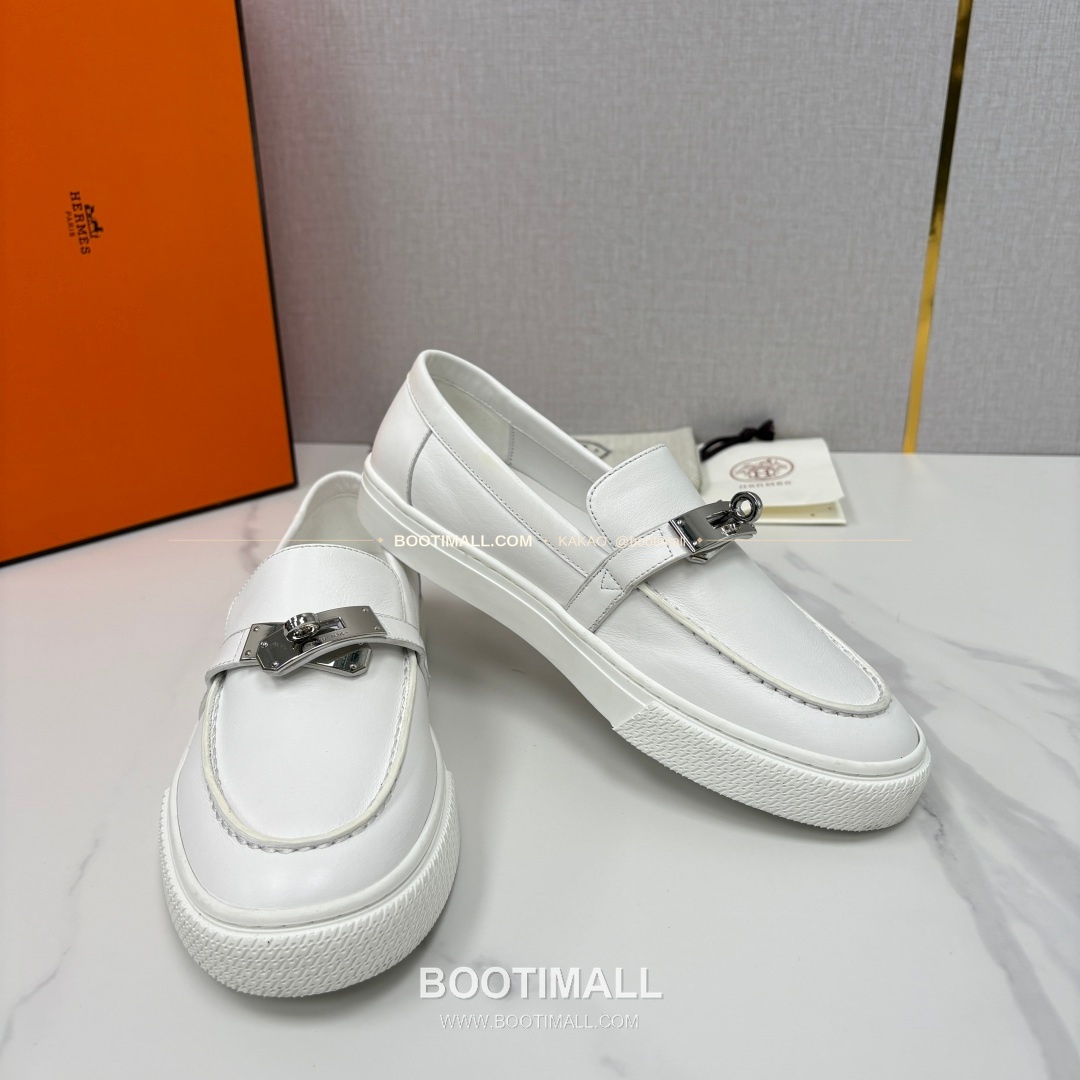 에르메스 조브 켈리 송아지가죽 로퍼 Hermes Job Kelly Calfskin Black Loafers 7
