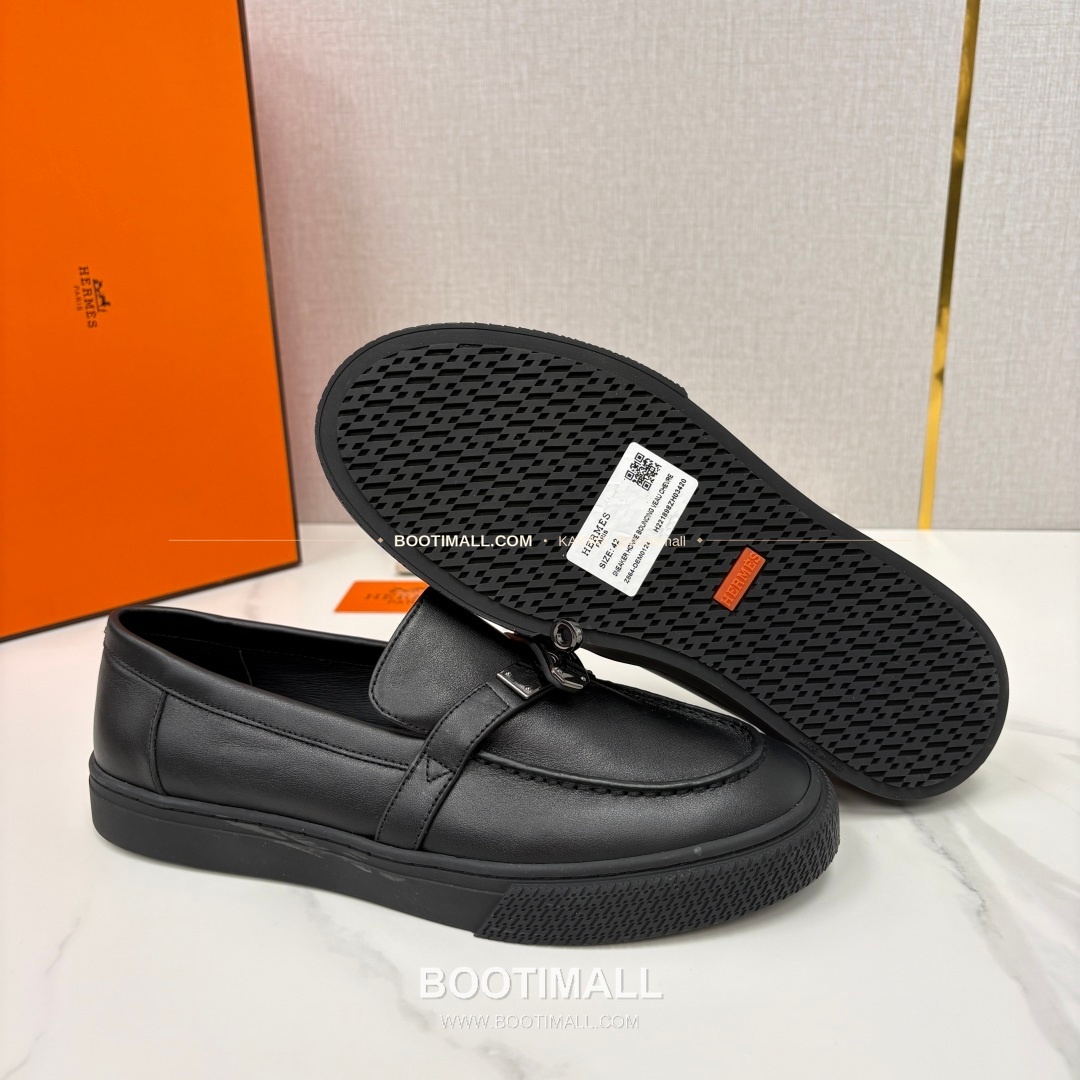 에르메스 조브 켈리 송아지가죽 로퍼 Hermes Job Kelly Calfskin Black Loafers 9