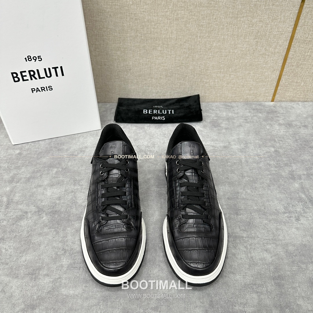 벨루티 플레이오프 송아지가죽 파티나 멀티컬러 스니커즈 Berluti Playoff Calfskin Patina Multicolor Sneakers 1