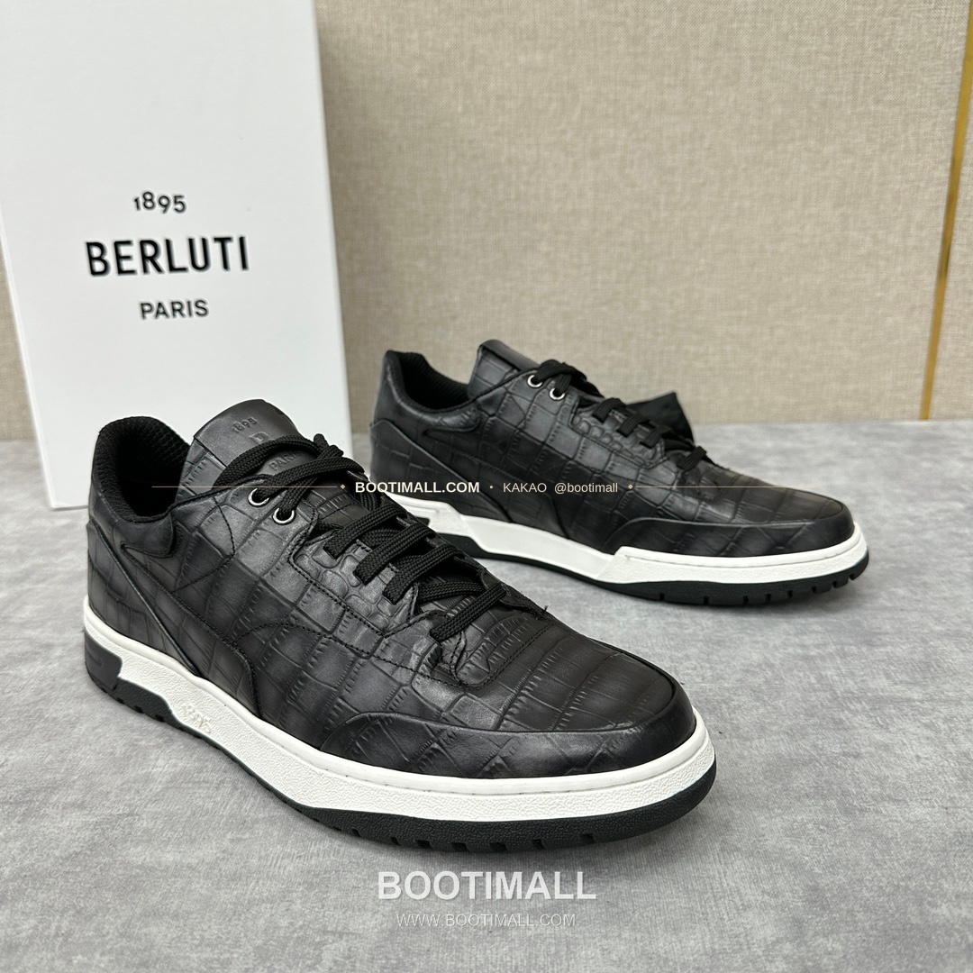 벨루티 플레이오프 송아지가죽 파티나 멀티컬러 스니커즈 Berluti Playoff Calfskin Patina Multicolor Sneakers 2