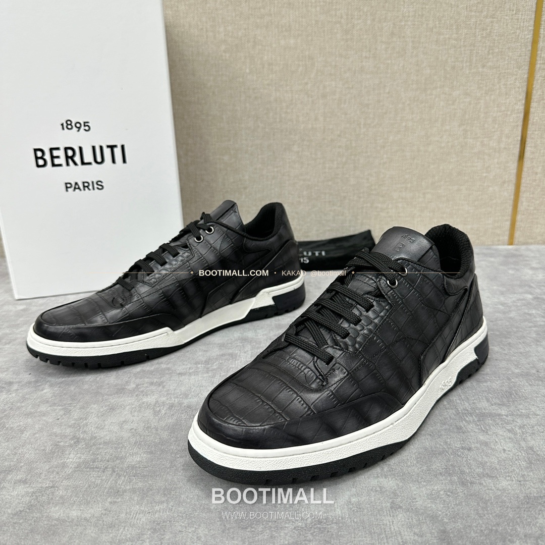 벨루티 플레이오프 송아지가죽 파티나 멀티컬러 스니커즈 Berluti Playoff Calfskin Patina Multicolor Sneakers 6