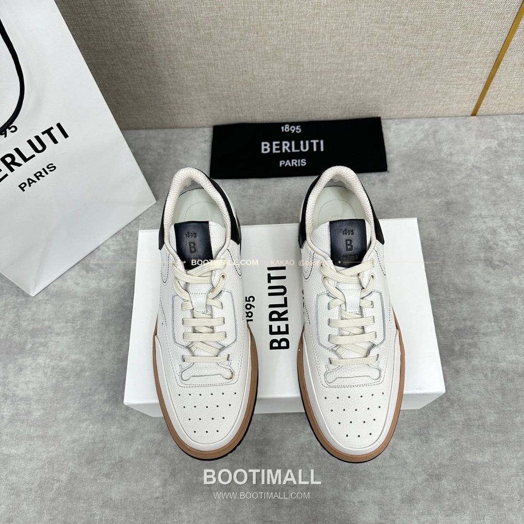 벨루티 플레이오프 송아지가죽 파티나 멀티컬러 스니커즈 Berluti Playoff Calfskin Patina Multicolor Sneakers 1