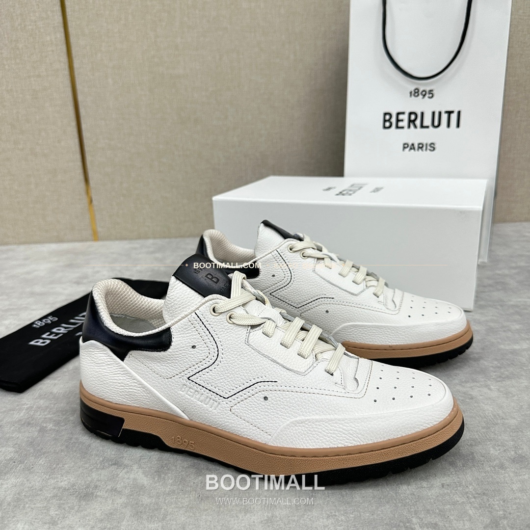 벨루티 플레이오프 송아지가죽 파티나 멀티컬러 스니커즈 Berluti Playoff Calfskin Patina Multicolor Sneakers 2