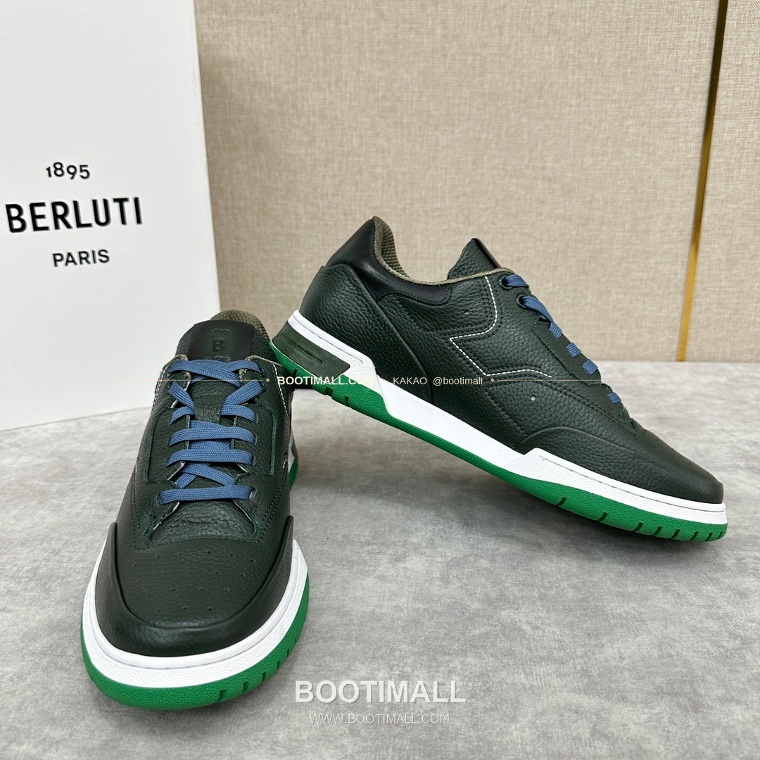 벨루티 플레이오프 송아지가죽 파티나 멀티컬러 스니커즈 Berluti Playoff Calfskin Patina Multicolor Sneakers 7