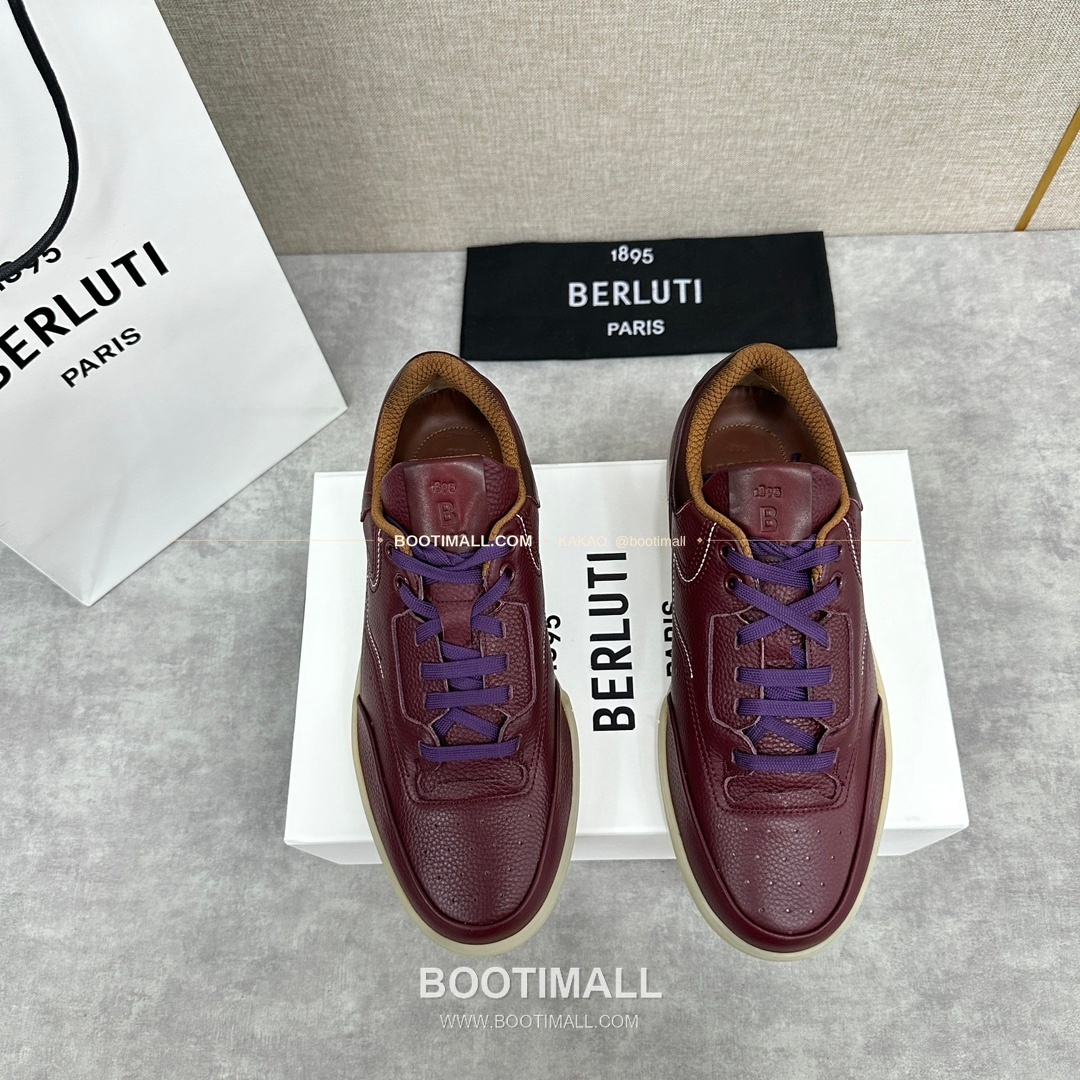 벨루티 플레이오프 송아지가죽 파티나 멀티컬러 스니커즈 Berluti Playoff Calfskin Patina Multicolor Sneakers 1