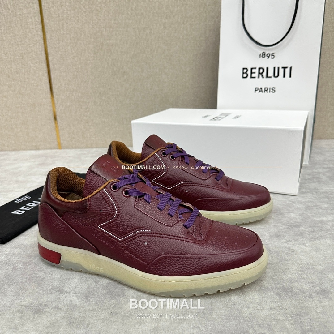 벨루티 플레이오프 송아지가죽 파티나 멀티컬러 스니커즈 Berluti Playoff Calfskin Patina Multicolor Sneakers 2