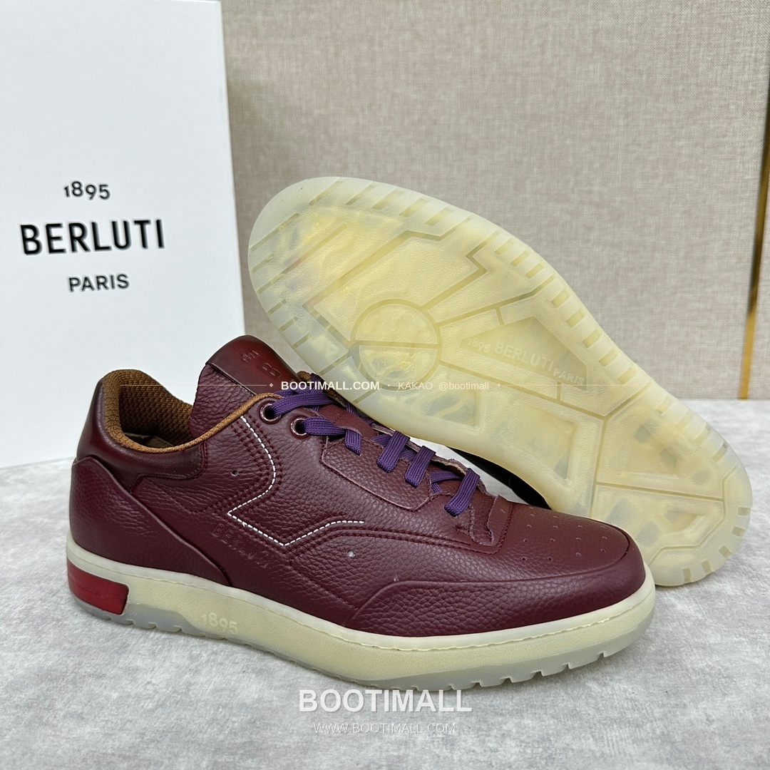 벨루티 플레이오프 송아지가죽 파티나 멀티컬러 스니커즈 Berluti Playoff Calfskin Patina Multicolor Sneakers 8