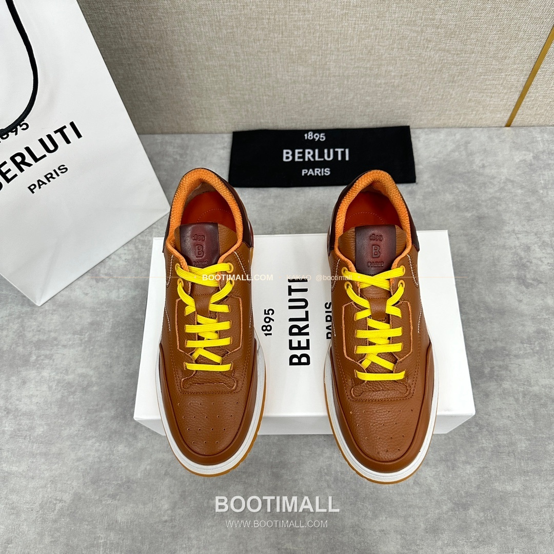 벨루티 플레이오프 송아지가죽 파티나 멀티컬러 스니커즈 Berluti Playoff Calfskin Patina Multicolor Sneakers 1