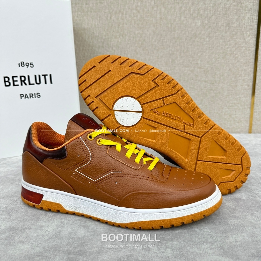 벨루티 플레이오프 송아지가죽 파티나 멀티컬러 스니커즈 Berluti Playoff Calfskin Patina Multicolor Sneakers 8