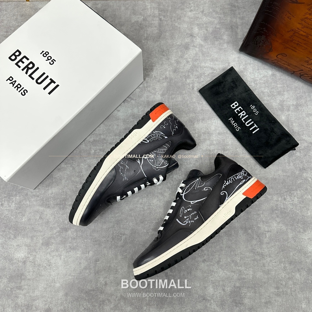 벨루티 플레이오프 송아지가죽 파티나 멀티컬러 스니커즈 Berluti Playoff Calfskin Patina Multicolor Sneakers 6