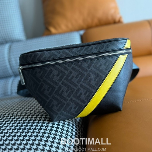 Fendi FF Canvas Belt Bag 펜디 FF 캔버스 벨트백 434M58 30cm