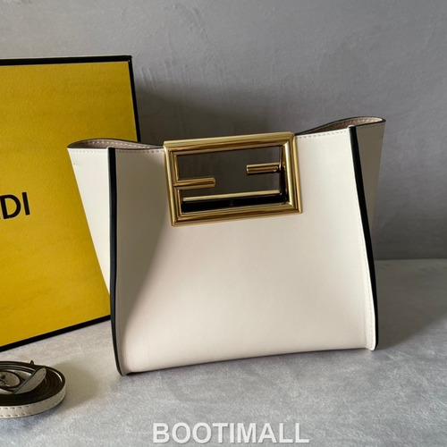 Fendi Way Leather Small Bag 펜디 웨이 가죽 스몰 토트 숄더백 054M80 20cm