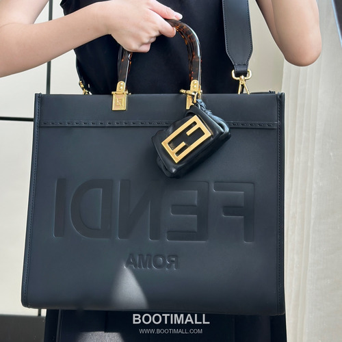 Fendi Sunshine Roma Embossed Amber Shopper Bag 펜디 선샤인 로마 엠보싱 앰버 쇼퍼백 36cm