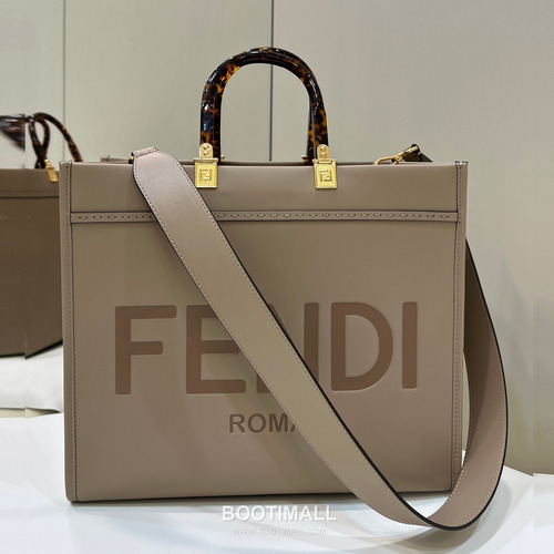 Fendi Amber Handle Shopper Cowhide Bag 펜디 앰버 핸들 쇼퍼 소가죽 36cm