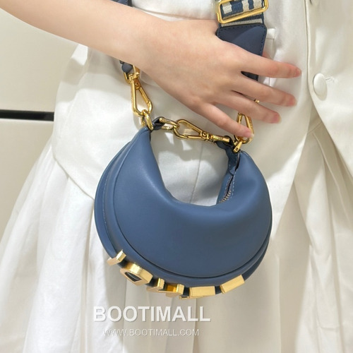 Fendi Fendigraphy Mini Calfskin Shoulder Bag 펜디 그래피 미니 카프스킨 숄더백 16.5cm