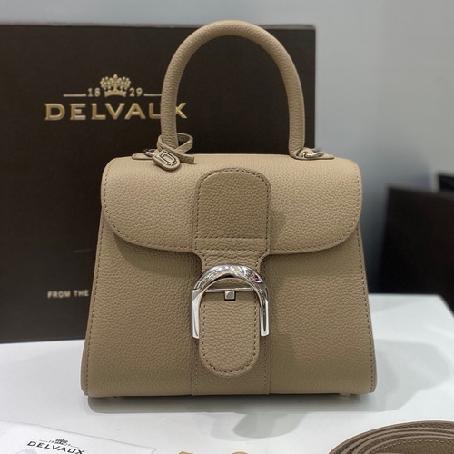 Delvaux Brillant Togo Leather 델보 브리앙 토고 레더 토트 숄더백 20cm