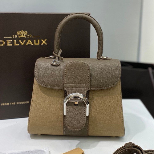 Delvaux Brillant Togo Leather 델보 브리앙 토고 레더 토트 숄더백 20cm