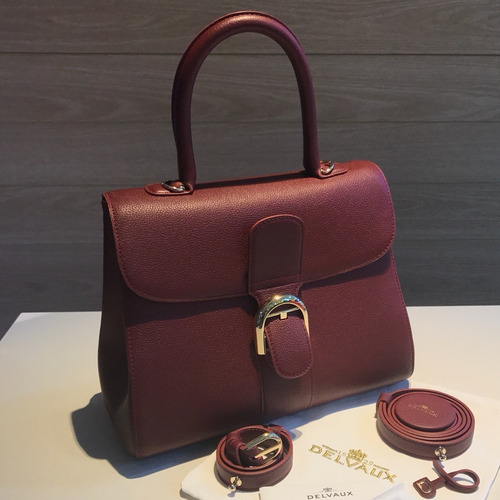 Delvaux Brillant Togo Leather 델보 브리앙 토고 레더 토트 숄더백 28cm