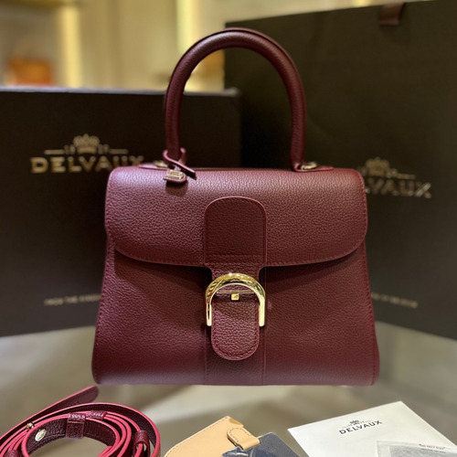 Delvaux Brillant PM Rodéo Calf Leather 델보 브리앙 PM 로데오 카프 토트 숄더백 24cm