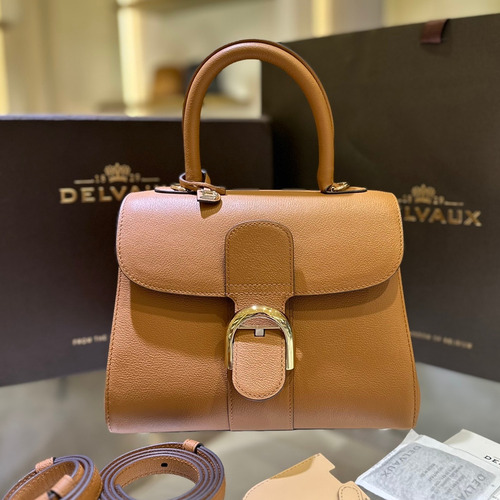 Delvaux Brillant PM Rodéo Calf Leather 델보 브리앙 PM 로데오 카프 토트 숄더백 24cm