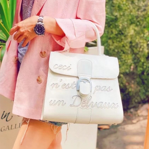 Delvaux Brillant Box Calf Bag 델보 브리앙 박스 카프 탑핸들백 28cm