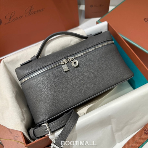 Loro Piana Extra Pocket L19 Woven Calfskin Bag 로로피아나 엑스트라 포켓 L19 위빙 카프스킨 탑핸들 크로스백 19cm
