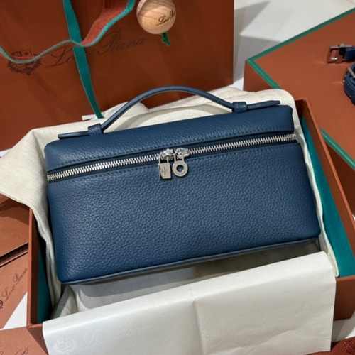 Loro Piana Extra Pocket L19 Woven Calfskin Bag 로로피아나 엑스트라 포켓 L19 위빙 카프스킨 탑핸들 크로스백 19cm