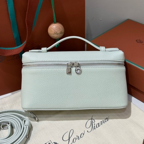 Loro Piana Extra Pocket L19 Calfskin Bag 로로피아나 엑스트라 포켓 L19 카프스킨 탑핸들 크로스백 19cm
