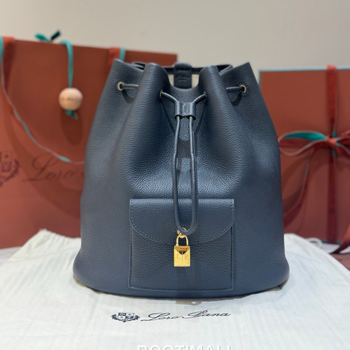 Loro Piana Extra Drawstring Backpack Calfskin 로로피아나 엑스트라 드로스트링 백팩 카프스킨 27cm