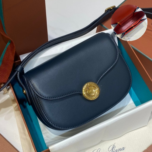 Loro Piana Ghiera Mini Saddle Bag Calfskin 로로피아나 기에라 미니 새들백 카프스킨 18cm