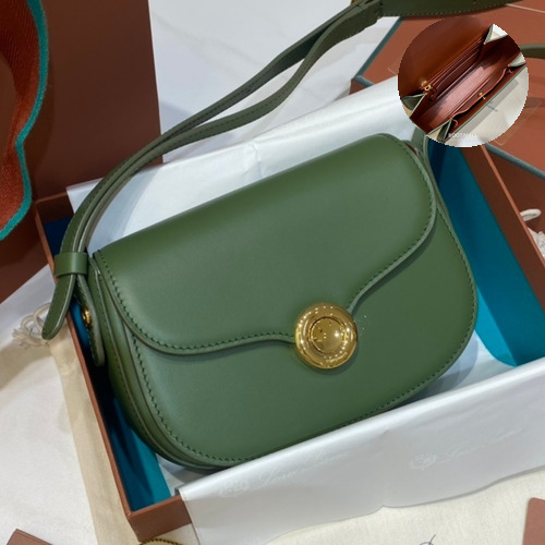 Loro Piana Ghiera Mini Saddle Bag Calfskin 로로피아나 기에라 미니 새들백 카프스킨 18cm