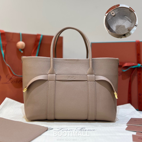 Loro Piana Ghiera Brown Shoulder Bag 로로피아나 Ghiera 브라운 숄더백 28cm