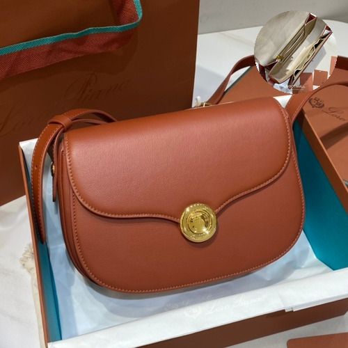 Loro Piana Ghiera Saddle Bag Calfskin 로로피아나 기에라 새들백 카프스킨 23cm
