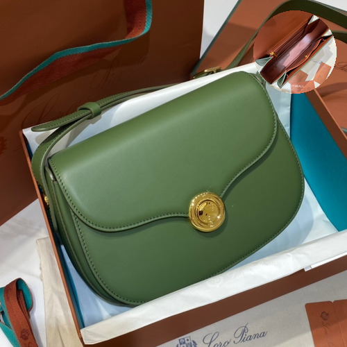 Loro Piana Ghiera Saddle Bag Calfskin 로로피아나 기에라 새들백 카프스킨 23cm