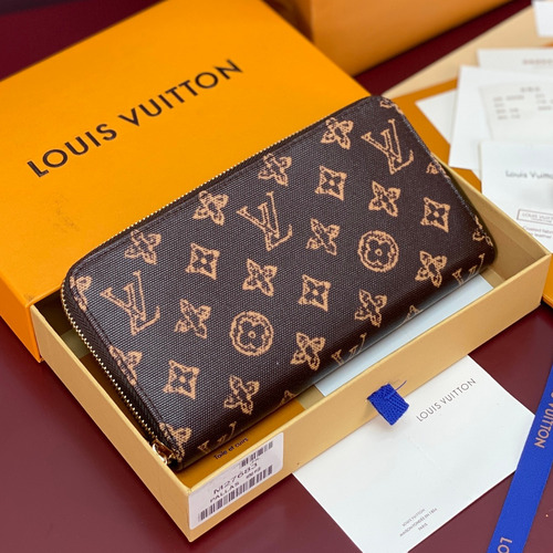 Louis Vuitton Zippy Wallet Monogram Origine Canvas M27683 루이비통 지피 월릿 모노그램 오리진 캔버스 19.5cm