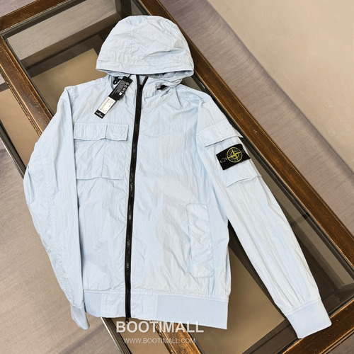 Stone Island SS26 Hooded Windbreaker Jacket 스톤아일랜드 SS26 후드 바람막이 재킷