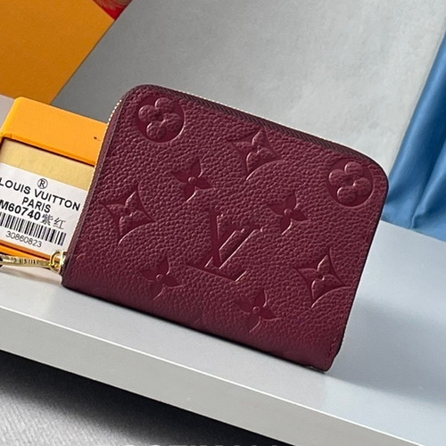 Louis Vuitton Zippy Coin Purse Monogram Empreinte Wallet 루이비통 지피 코인 퍼스 모노그램 앙프렝뜨 동전지갑 M60574 11cm