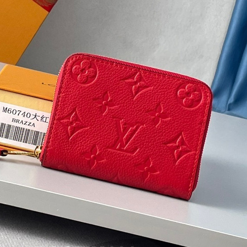 Louis Vuitton Zippy Coin Purse Monogram Empreinte Wallet 루이비통 지피 코인 퍼스 모노그램 앙프렝뜨 동전지갑 M60574 11cm