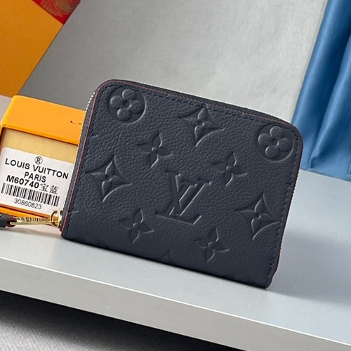 Louis Vuitton Zippy Coin Purse Monogram Empreinte Wallet 루이비통 지피 코인 퍼스 모노그램 앙프렝뜨 동전지갑 M60574 11cm