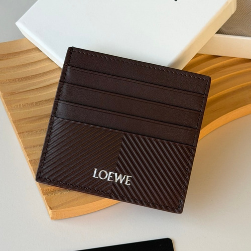 Loewe Card Holder Pebbled Calfskin Wallet 로에베 카드 홀더 페블드 카프스킨 카드지갑 L1149 10cm
