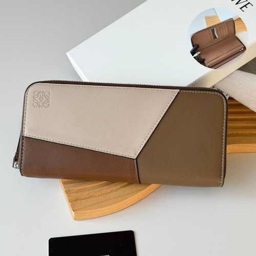 Loewe Puzzle Zip Long Wallet Calfskin 로에베 퍼즐 지퍼 장지갑 카프스킨 L1130 19cm