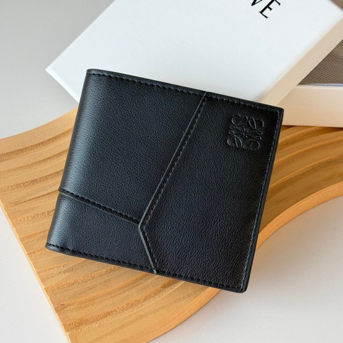 Loewe Puzzle Smooth Calfskin Bi-Fold Wallet 로에베 퍼즐 스무스 카프스킨 반지갑 L1131 11cm